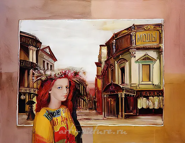 Evgenia, 1997, canvas, oil, 80x100. Author`s property
