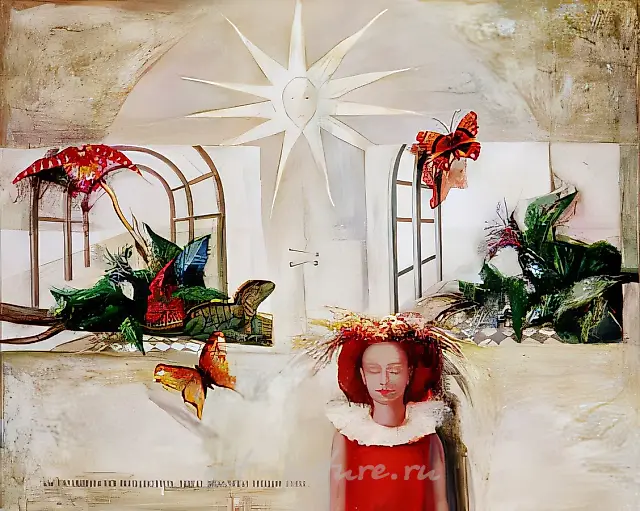 Dream of Shakespeare, 1997, canvas, oil, 100x120. Author`s property