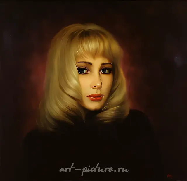 Инга, 1993, холст, масло, 60x60. Собственность автора