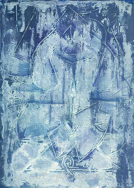 The manuscript, 1994, water-colour on paper, 73 x 51 A.Lukonin
