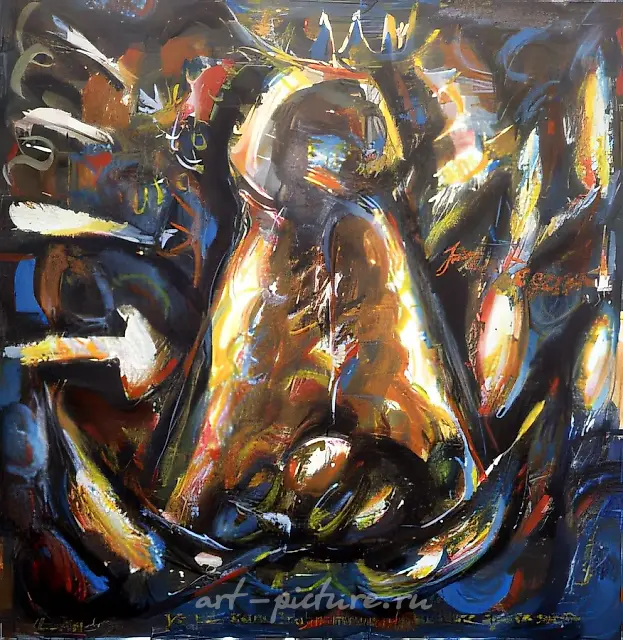 The protector, 1996, water-colour on paper, 38 x 37