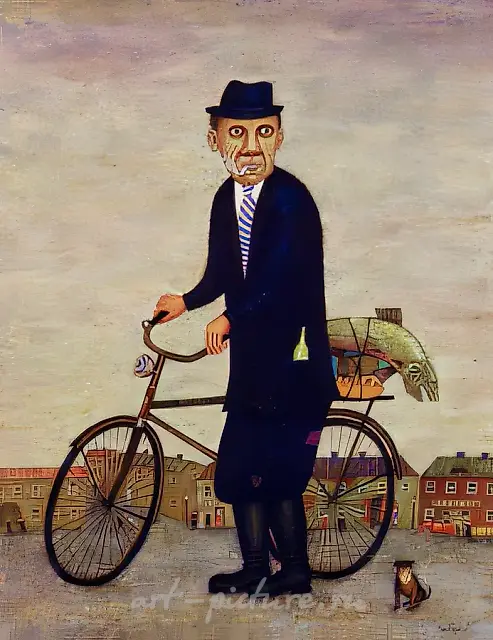 Vasya, 1994, oil on fiberboard, 40 x 50 cm Private collection, Moscow