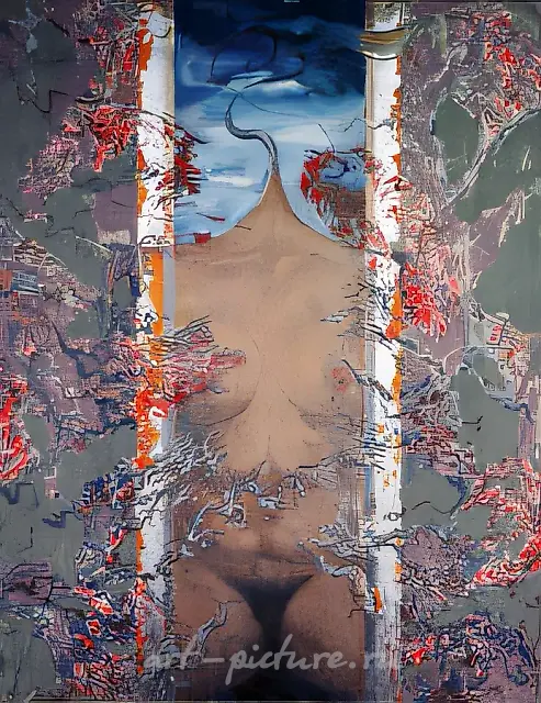 Babubi, 1988, cardboard, tempera, 105x83 Author`s property