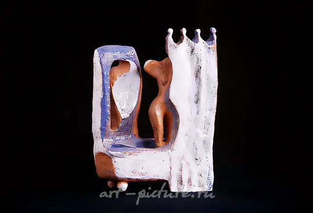 Bathing, 1994, ceramics, 21,5x15x6 Author's property