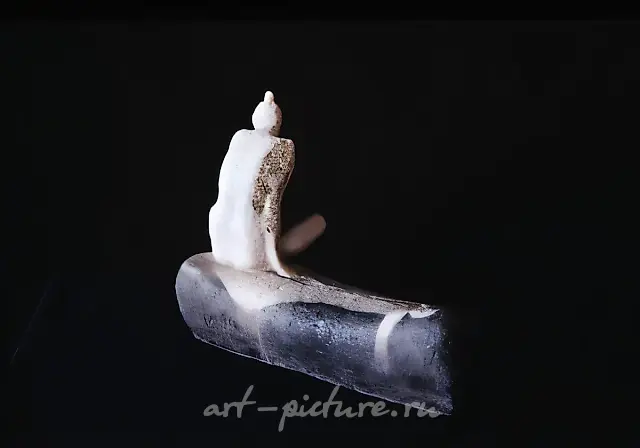 Loneliness, 1996, chamotte, 23x30x13 Author's property