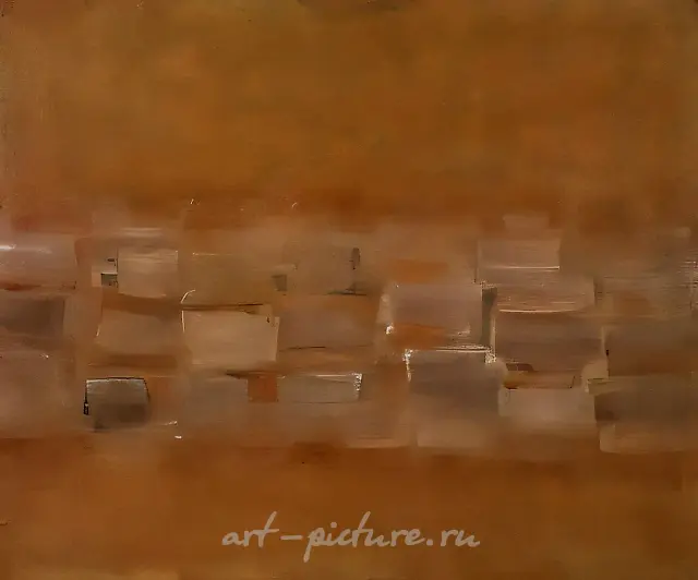 Untitled, 1995, cardboard, oil, 75x90 Author's property