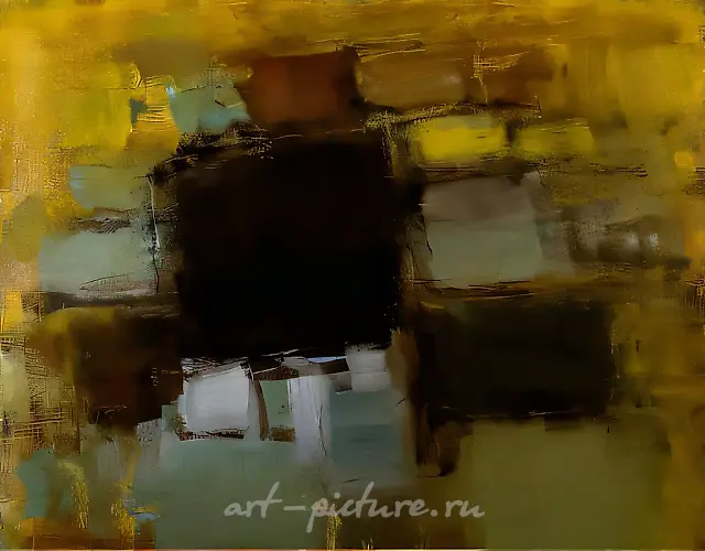 Untitled, 1997, cardboard, oil, 86x101 Author's property