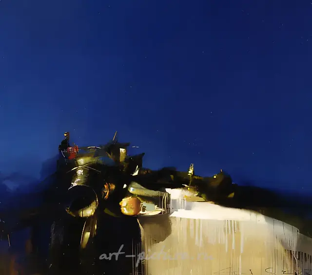 Study of Old Masters II, 1997, canvas, oil, 118.5x129.5