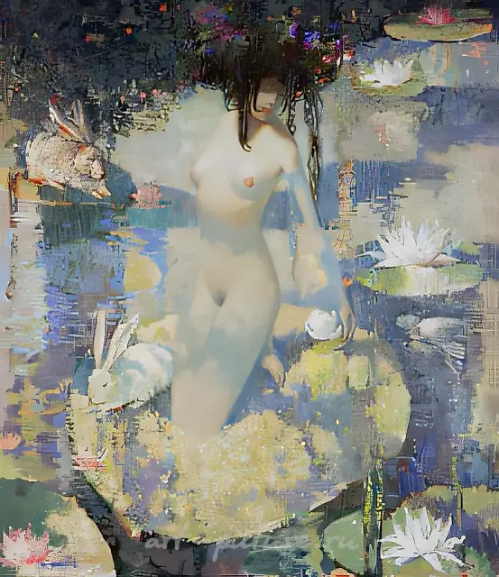 Thumbelina, 1997, canvas, acrylic, oil, 85х75 Author’s property