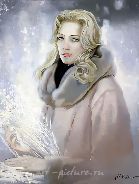 Julia., 1998, canvas, acrylic, oil, 80x60