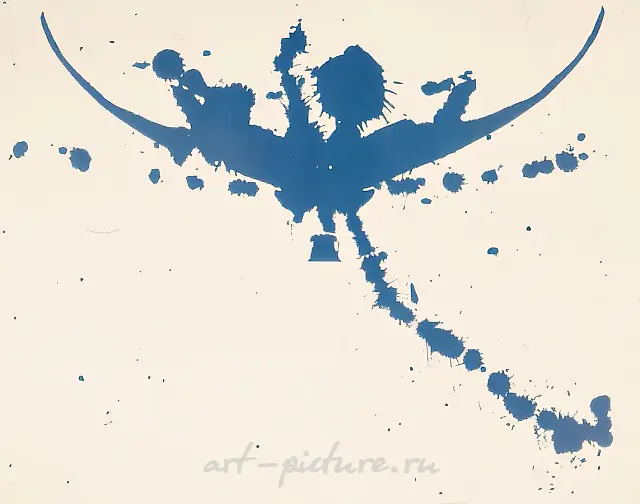 无题，1997年，布面丙烯，110 x 298