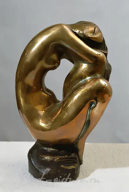 Waiting, 1996, bronze, height 22 sm
