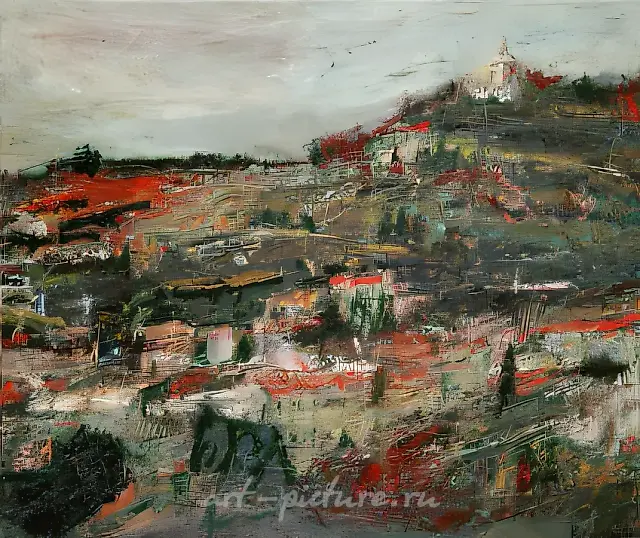 Verona. Wind Above, 1997, oil on canvas, 77,9x92