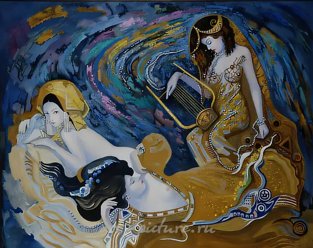 Sapfo, 1995, oil on canvas, 100x125