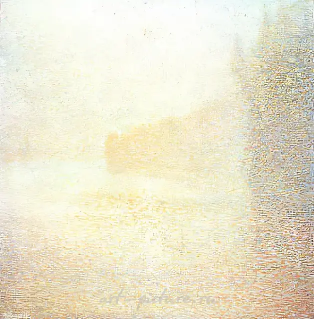 Foggy Morning, 1995, canvas, oil, 73x70