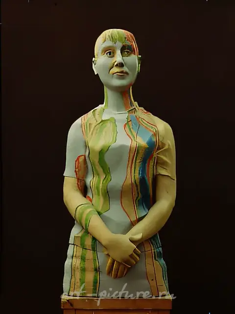 Man and Advertising, 1986, wood, 90x40x30
