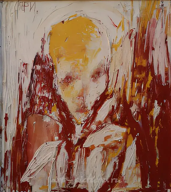新娘。, 1997年，布面油画，100x90