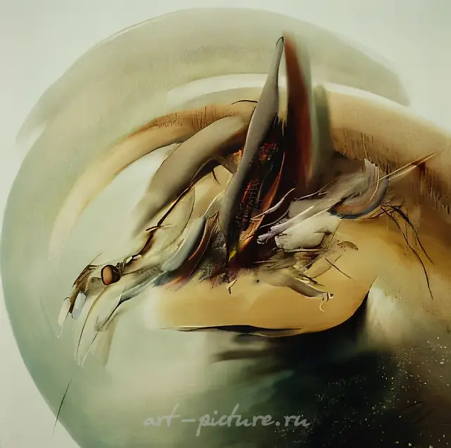 Hunting Still life, 1997, oil on canvas, 98,5 х 98,5