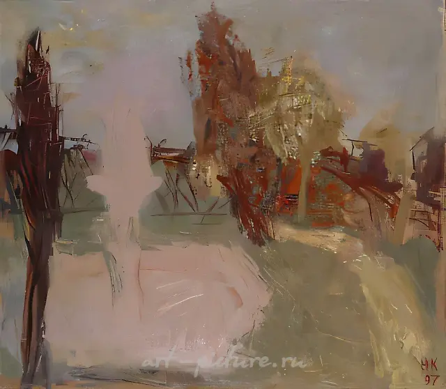 Fountain., 1997, oil on canvas, 70 x 80