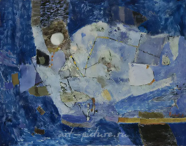 Hoz X., 1994, холст, смешанная техника, 73х92
