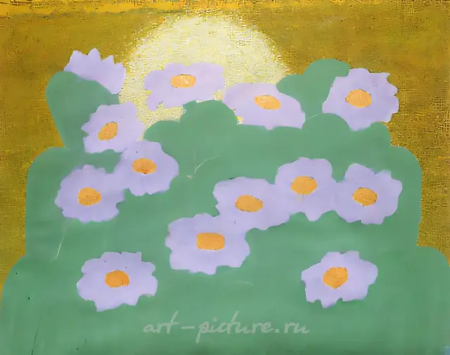 Sunrise, 1997, monotype, 72x56