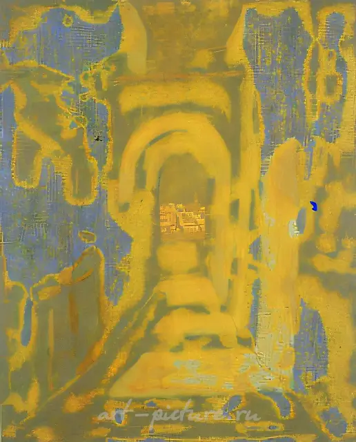 Spanish Sun, 1997, monotype, 37x30