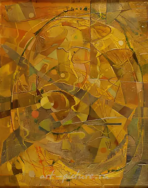 Process, 1997, oil on canvas, 90x70
