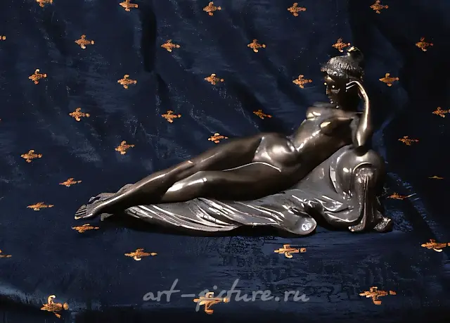 Nimfa., 1996,  bronze,  20 х 47 х 17
