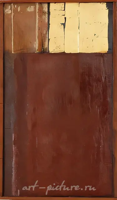 The wall, 1992, oil on canvas, 115x69