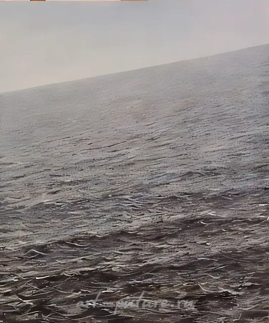 海洋，1997年，丙烯，画布，74 x 48