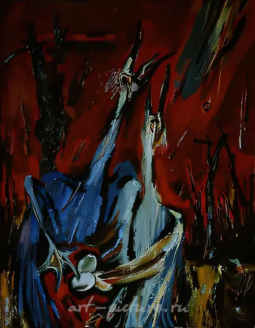 Scream, canvas, oil, 125x97