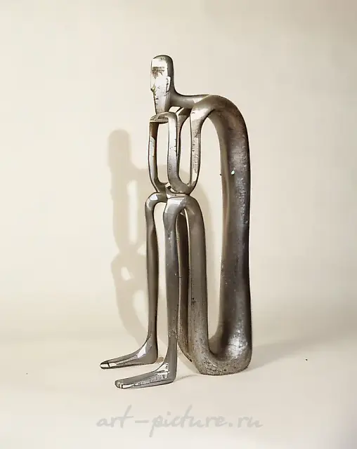 Thinker, 1995, aluminium, 69x15x20