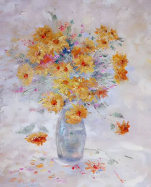 1，1996年，布面油画，50x60厘米。作者自藏。