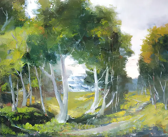 Gullies., 1998, canvas, oil, 75x90, $8.000,