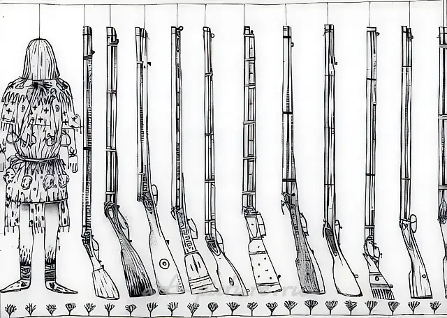 Goodbye weapon I., 1996, paper, pencil, 29.8х21 Author’s property