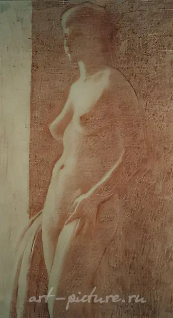 Naked., 1963, sanguine, paper, 120x50 Author’s property