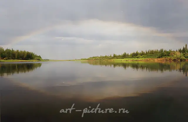 Дорога к мечте. Нижняя Тунгуска., 1997, цветная фотография, 10х15 Собственность автора