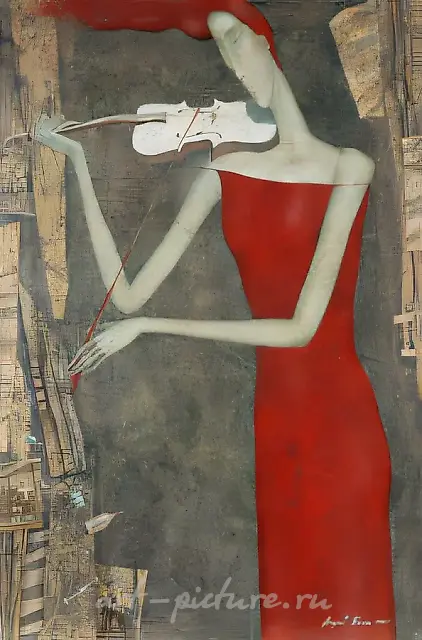 别人的孩子，1997年，布面混合技法，120x80