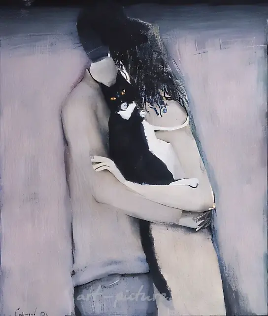 Trio, 1995, oil on canvas, tempera, 70x60