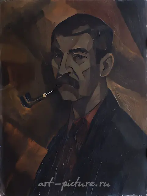 Self Portrait, 1973, oil on canvas, 60,5x48