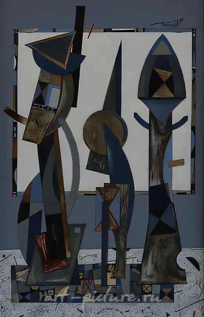 Non-existent Still-life, 1993, mixed technique, 60x40