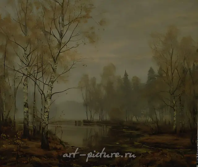 Autumn Fog, 1995, oil on canvas, 60x69