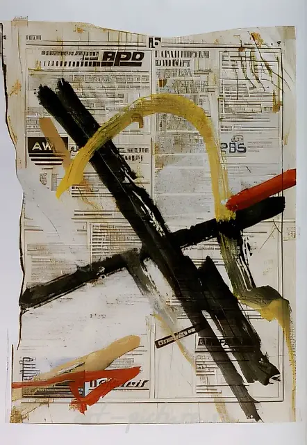 Alternative, 1993, paper, mixed technique, 59x42