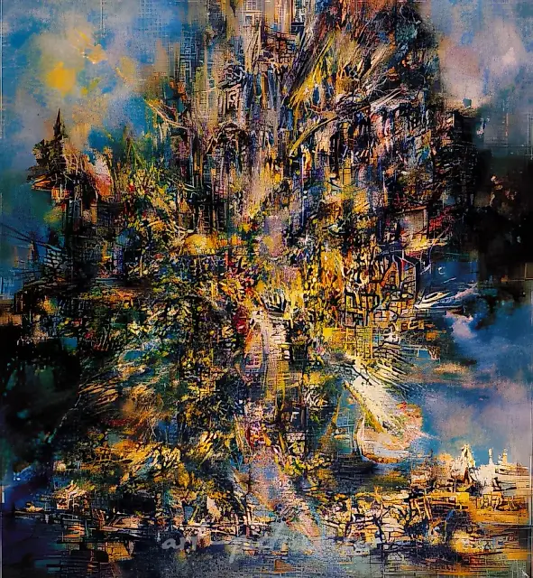 Birth of the Prophet, 1993, canvas, oil, 100x90