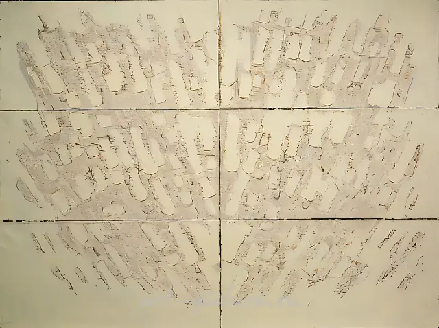 Onto-symmetry, 1991, oil on canvas, 150x200
