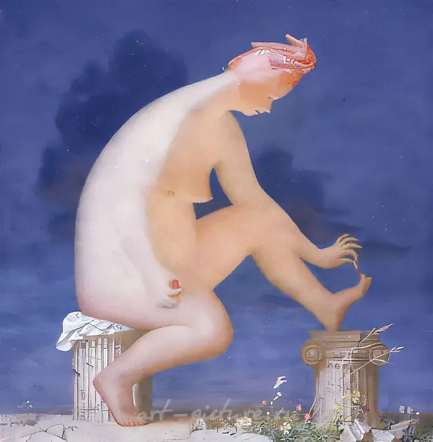 Little Cloud, 1998, canvas, acrylic, 110x110. Author`s property