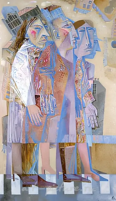 Passage., 1992, canvas, oil, 150х84,5 Author’s property