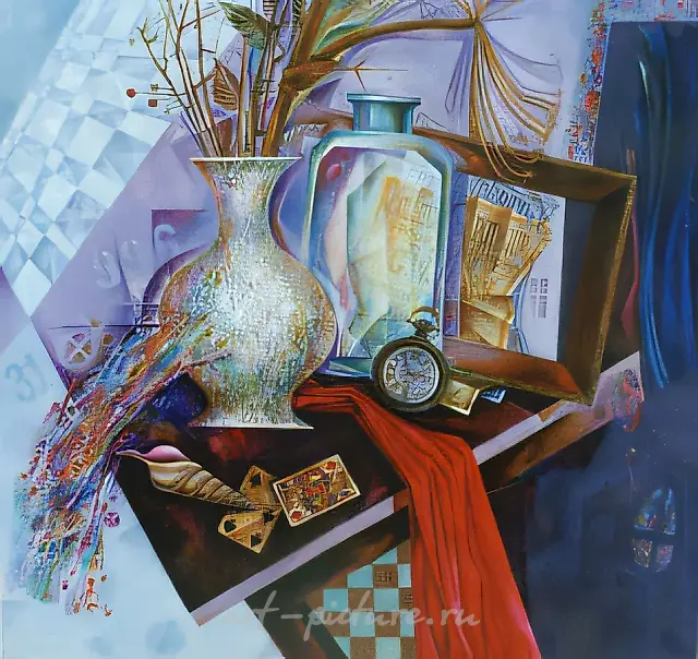 Six and King., 1997, canvas, oil, 81х85 Author’s property 
$1.500