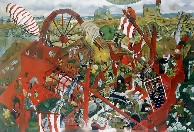 River of life., 1993, canvas, oil, 95х135 Private collection, Switzerland.