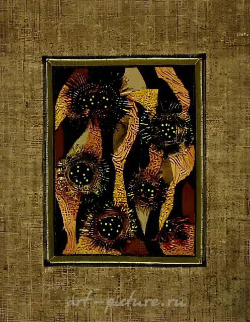 Sunflowers., 1998, mixed technique, 65х50 Author’s property